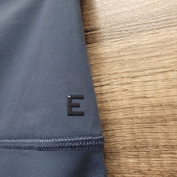 Everlane Blue Atlantic The Perform Bike Short Size XS High Rise Pocket Women's - Picture 12 of 15